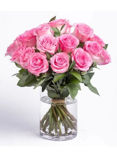 19 Adet Pembe Gül FG496
