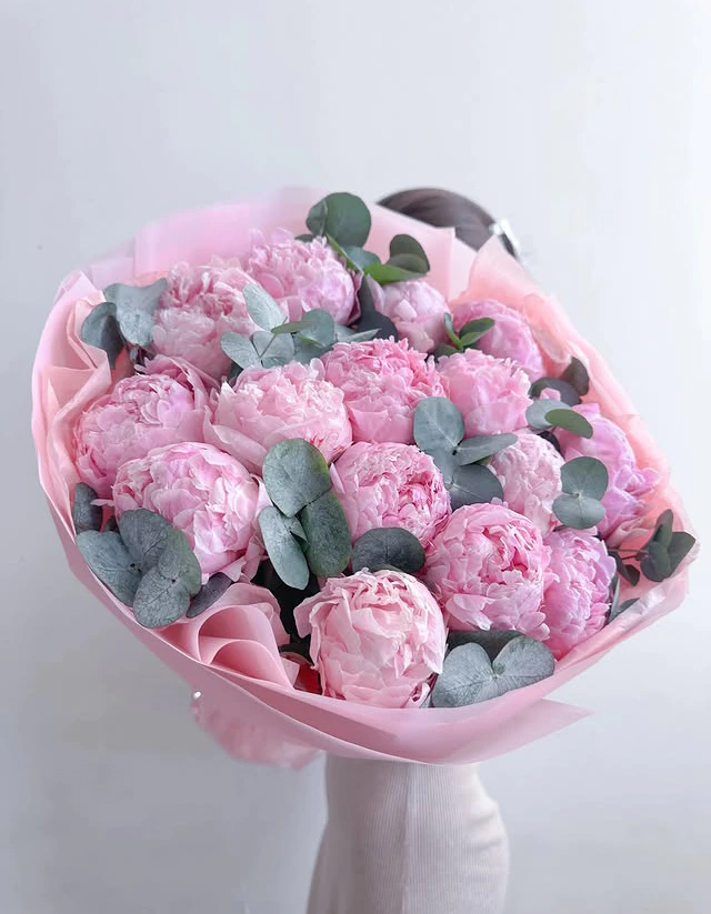 15 Ad. Pembe Şakayık Buket FG420